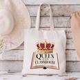 Queen Of The Classroom Appreciation Royal Crown Book Canvas Tote Bag