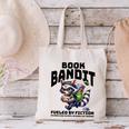 Racoon-Bookworm-Book Bandit-Fueled By Fiction Canvas Tote Bag Racoon-Bookworm-Book Bandit-Fueled By Fiction Canvas Tote Bag