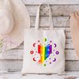 Rainbow Book With Stars And Moon Phases Gay Pride LGBT Canvas Tote Bag Rainbow Book With Stars And Moon Phases Gay Pride LGBT Canvas Tote Bag