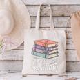 Rather Be Reading Book Lover Stack Canvas Tote Bag
