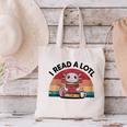 I Read Alotl Axolotl Retro Reading Books Lover Vintage Canvas Tote Bag