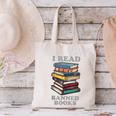 I Read Banned Books Bookworm Canvas Tote Bag