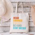 Read Banned Books Be Kind Stay Weird Canvas Tote Bag Read Banned Books Be Kind Stay Weird Canvas Tote Bag