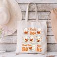 Read Boo KS Read More Bo KS Cute Ghost Reading Book Canvas Tote Bag