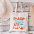 Read Book And Drink Coffee Book Club Reading Canvas Tote Bag