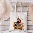 Read Book Reader Library Reading Librarian Pirate Bookworm Canvas Tote Bag