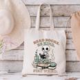 Read Books Be Kind Stay Weird Skeleton Reading Book Lover Canvas Tote Bag