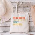 Read Books Lift Weights Fight Fascists Reading Canvas Tote Bag Read Books Lift Weights Fight Fascists Reading Canvas Tote Bag