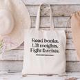 Read Books Lift Weights Fight Fascists Vintage Canvas Tote Bag