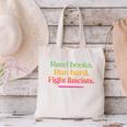Read Books Run Hard Fight Fascists Canvas Tote Bag
