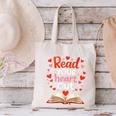 Read Your Heart Out Reading Book Lover Valentine Day Canvas Tote Bag