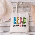 Read Your Heart Read Reading Librarian Book Across America Canvas Tote Bag