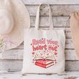 Read Your Heart Out Teacher Valentines Day Book Lover Canvas Tote Bag