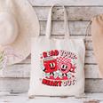 Read Your Heart Out Valentine's Day Retro Teacher Bookish Canvas Tote Bag