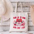 Read Your Heart Out Valentines Day Teachers Book Lovers Canvas Tote Bag