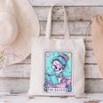 The Reader Retro Reading Skeleton Books Flowers Tarot Card Canvas Tote Bag The Reader Retro Reading Skeleton Books Flowers Tarot Card Canvas Tote Bag