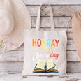 Reading Books Bibliophile Hooray It's Library Day Canvas Tote Bag