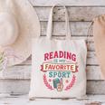 Reading Is My Favorite Sport Book Lover Keepsake For Women Canvas Tote Bag Reading Is My Favorite Sport Book Lover Keepsake For Women Canvas Tote Bag