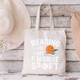 Reading Is My Favorite Sport Reading Book Lover Reader Canvas Tote Bag