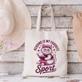 Reading Is My Favorite Sport Cat And Book Lover Women Canvas Tote Bag