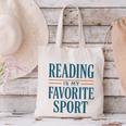Reading Is My Favorite Sport Literary Book Lover Typography Canvas Tote Bag Reading Is My Favorite Sport Literary Book Lover Typography Canvas Tote Bag
