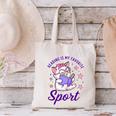 Reading Is My Favorite Sport Saying Quote Book Lovers Canvas Tote Bag