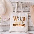 Reading Lover Wild About Reading Reading Books And Bookworm Canvas Tote Bag