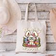 Reading Makes You Hoppier Bunny Book Fans Toddler Kid Canvas Tote Bag