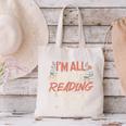 Reading And Motorcycle Life For Bikers Who Love Books Canvas Tote Bag