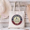 Reading Society Est 2024 Vintage Book Club Canvas Tote Bag
