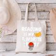 Reading Is My Tee Favorite Sport Basketball World Book Day Canvas Tote Bag