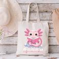 Readsalotl Axolotl Reading Cute Book Lover Bookworm Canvas Tote Bag