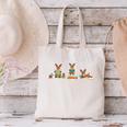 Reindeer Reading Books Christmas Library Classroom Canvas Tote Bag