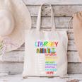 Retro Librarian Book Reader Library Book Reading Canvas Tote Bag