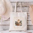 Retro North Pole Reading Club Hot Cocoa Book Lovers Xmas Canvas Tote Bag