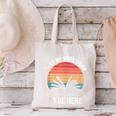 Retro I Put My Book Down To Be Here For Book Lover Canvas Tote Bag