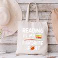 Retro Reading Is My Favorite Sport Football World Book Day Canvas Tote Bag Retro Reading Is My Favorite Sport Football World Book Day Canvas Tote Bag