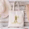 Robin Hood The Archer Book Cover Illustration In Gold Canvas Tote Bag Robin Hood The Archer Book Cover Illustration In Gold Canvas Tote Bag