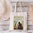 Robinson Crusoe Book Cover 1920 Canvas Tote Bag Robinson Crusoe Book Cover 1920 Canvas Tote Bag