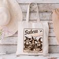 Salem Book Club Bookish Halloween Retro Salem Witch Book Canvas Tote Bag Salem Book Club Bookish Halloween Retro Salem Witch Book Canvas Tote Bag