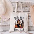 Salem Witch Book Club Bookish Retro Halloween Cat Canvas Tote Bag Salem Witch Book Club Bookish Retro Halloween Cat Canvas Tote Bag