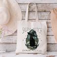 Salem Witch Book Club Cat Reading Witchy Halloween Men Canvas Tote Bag