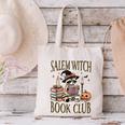 Salem Witch Book Club Raccoon Reading Canvas Tote Bag Salem Witch Book Club Raccoon Reading Canvas Tote Bag