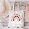 School Librarian For Women Cute Bookworm Book School Library Canvas Tote Bag
