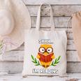 Shhh I'm Reading World Book Day Costume 2026 Kids Canvas Tote Bag