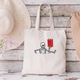Skeleton Books Read Book Reading Librarian Across America Canvas Tote Bag