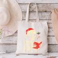 Skeleton Reading Book Christmas Teacher Librarian Book Lover Canvas Tote Bag