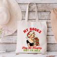 Smut Reader Christmas My Books May Be Naughty But I'm Nice Canvas Tote Bag