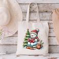 Snowman Reading Book Lovers Christmas Librarian Bookworm Canvas Tote Bag Snowman Reading Book Lovers Christmas Librarian Bookworm Canvas Tote Bag