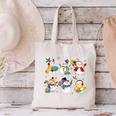 Snowman Reading Books Teacher Christmas Librarian Bookworm Canvas Tote Bag